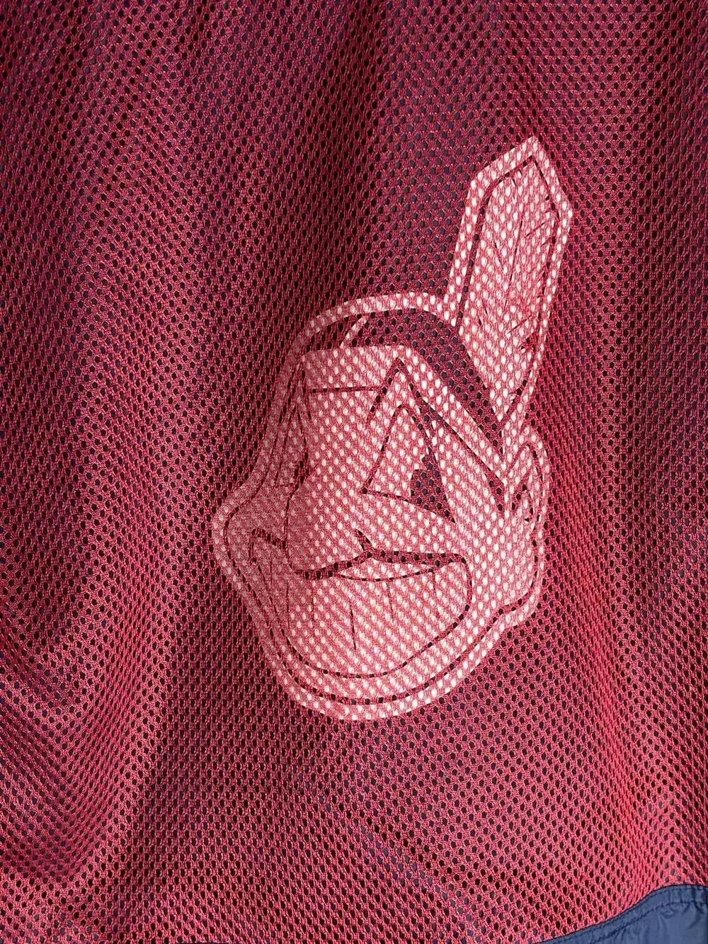 Vintage MLB Cleveland Indians Full-Zip Mesh-Lined Windbreaker Jacket